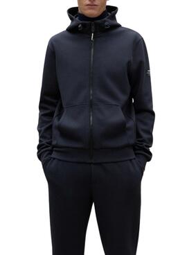 Sweat à Zip Ecoalf Agadir Bleu Marine pour homme