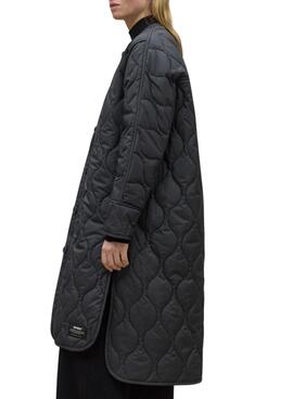 Parka Ecoalf Lezna Noir pour femme