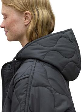 Parka Ecoalf Lezna Noir pour femme