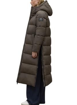 Manteau Ecoalf Binaiaalf toasté pour femme