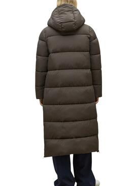 Manteau Ecoalf Binaiaalf toasté pour femme