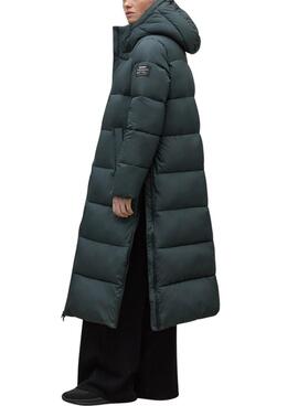 Manteau Ecoalf Binaiaalf vert pour femme