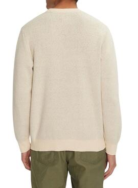 Pull Pepe Jeans Cardin beige pour homme