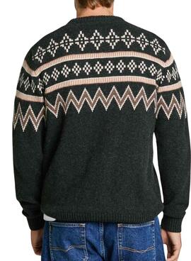 Pull Pepe Jeans Christopher gris pour homme