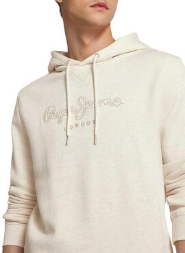 Sweatshirt Pepe Jeans Nouvel beige pour homme