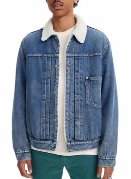 Veste Levis Sherpa Trucker Type 1 pour homme