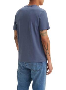 T-Shirt Levis Core Bleu pour homme