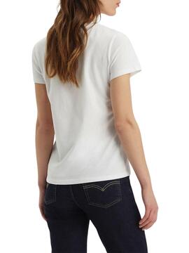 T-Shirt Levis The Perfect Tee Floral Blanc pour femme