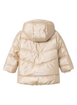 Doudoune Name It Maggy Brillante Beige pour fille