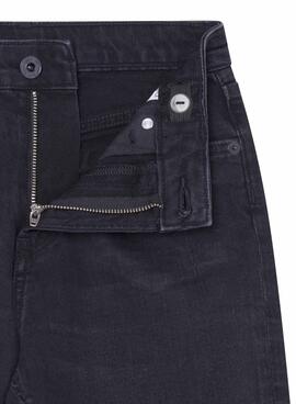 Pantalons Cirés Pepe Jeans Relaxed Noir pour garçon