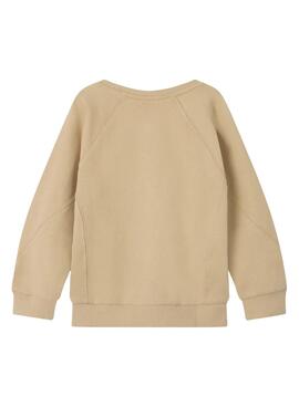 Sweat Name It Obanno Beige pour garçon