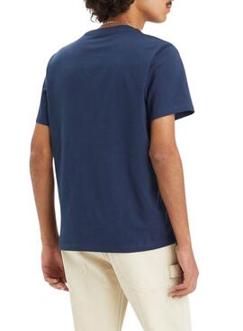 T-shirt Levis Rope Batwing Bleu pour homme