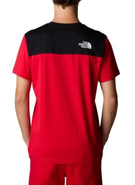 T-shirt The North Face Icons Rouge et Noir pour homme