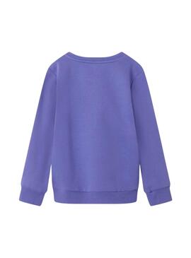 Sweat-shirt Name It Omiana Violet pour fille