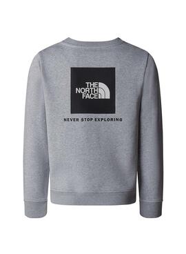 Sweat-shirt The North Face Redbox Regular Crew Gris pour homme