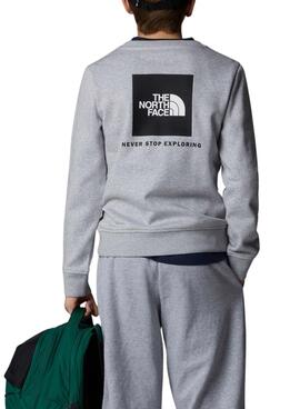 Sweat-shirt The North Face Redbox Regular Crew Gris pour homme