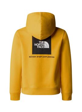 Sweat-shirt The North Face Teen Box Orange pour garçon