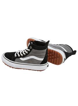 Baskets Vans Sk8-Hi MTE Gris et Noir pour enfants