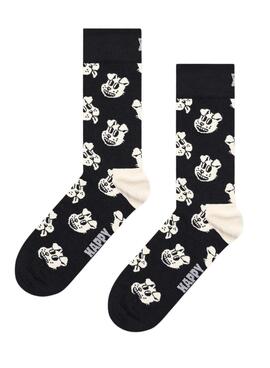 Chaussettes Happy Socks Pets Noir et Blanc pour femme et homme