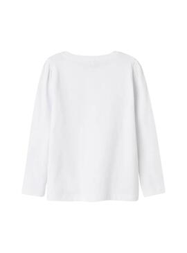 T-shirt Name It Rosalind Blanc pour fille