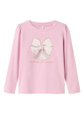 T-shirt Name It Rosalind Rose pour fille