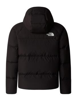 Manteau The North Face Down Hooded Noir enfant