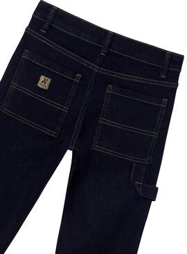 Pantalon en denim Mayoral Worker Sombre pour garçons