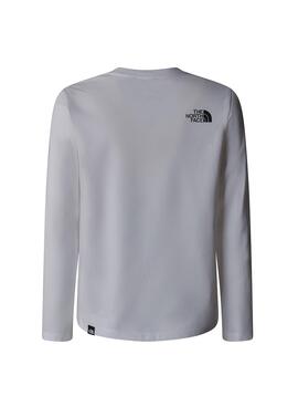 T-Shirt The North Face Teen Easy Blanc pour filles