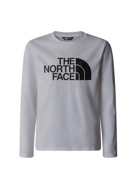 T-Shirt The North Face Teen Easy Blanc pour filles