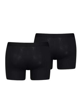 Pack de 2 Boxers Levis Basic Uni Noir pour hommes