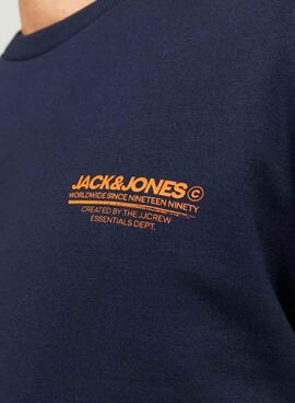 Sweat Jack and Jones Olive Marine pour hommes