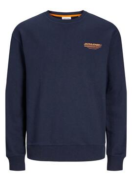 Sweat Jack and Jones Olive Marine pour hommes