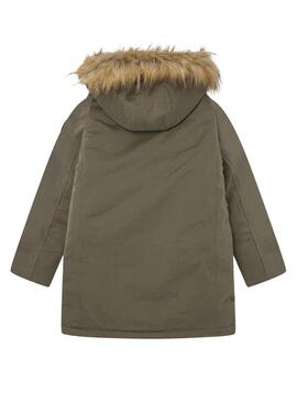 Parka Pepe Jeans Vania Verte pour filles