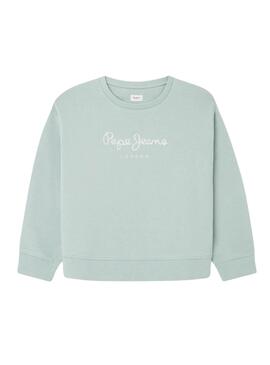 Sweat-shirt Pepe Jeans Winter Rose Bleu pour filles