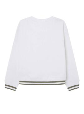 Sweat-shirt Pepe Jeans Telisa Blanc pour filles