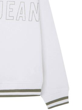 Sweat-shirt Pepe Jeans Telisa Blanc pour filles