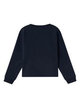 Sweatshirt Name It Frevo Bleu Marine pour fille.