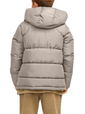 Manteau Jack and Jones World Crème pour garçons