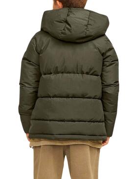 Manteau Jack and Jones World Olive pour garçons