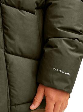 Manteau Jack and Jones World Olive pour garçons