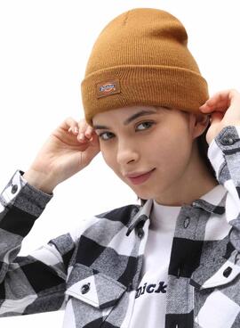 Bonnet Dickies Gibsland Camel pour homme et femme