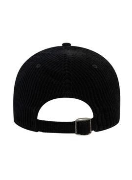 Casquette New Era Cord noire pour homme et femme