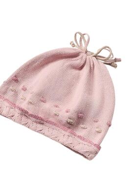 Ensemble Mayoral Bonnet en Tricot Rose pour nouveau-né