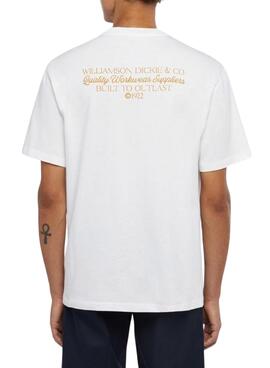 T-Shirt Dickies Globe Blanc pour homme