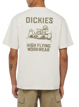 T-Shirt Dickies High Flying Beige pour homme