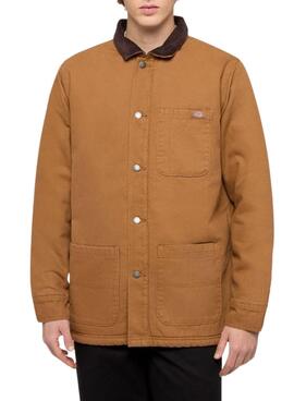 Veste Dickies Duck High Marron pour homme