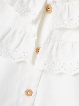 Chemise Name It Frahilla Blanc pour fille