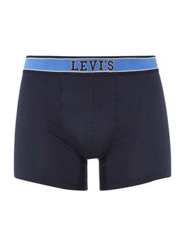 Pack de 2 Boxers Levis Coleeagic Bleu Marine pour homme