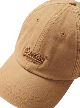 Casquette Superdry Vintage Beige pour femme