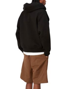 Sweat Carhartt Zippé Noir pour homme